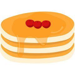 Pancake Illustration