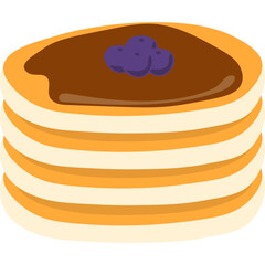 Pancake Illustration