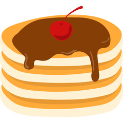Pancake Illustration