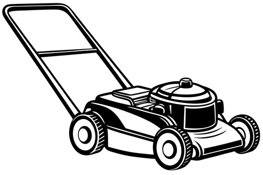 recommend clip art: Modern handle grasscutter scythe device