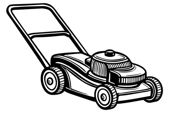 recommend clip art: Modern handle grasscutter scythe device