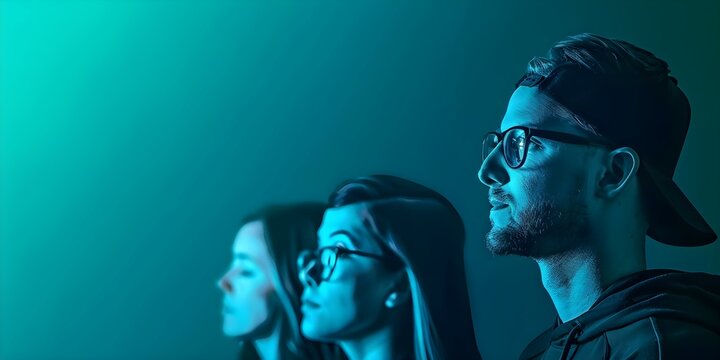 Modern clean design for a web3 teams YouTube channel banner. Concept Web3, Modern, Clean Design, YouTube Channel Banner