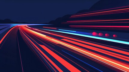 A futuristic depiction of an accelerator program with fastforward symbols and digital mentorship, ideal for a business banner with space for copy