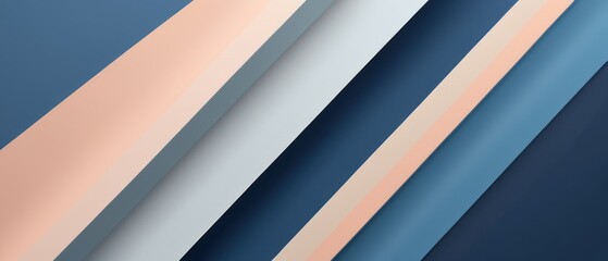 Obraz premium Minimalistic abstract geometric background featuring smooth blue and peach gradients. Ideal for modern design projects and visual concepts.