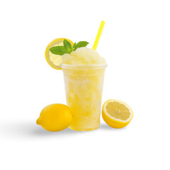 Fototapeta premium cocktail with lemon and lime