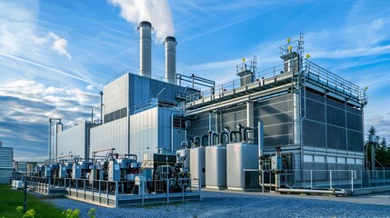 Obraz premium Real Time Energy Optimization in a Smart Power Plant for Sustainable Industrial Production