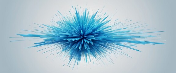 Obraz premium light blue pencil strokes Bold and energetic bursting