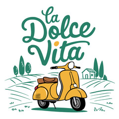 La Dolce Vita Illustration