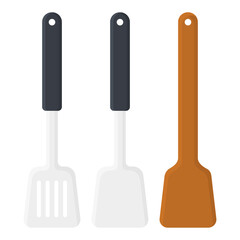 Cookware Wooden Black Spatula Element