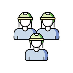 Hockey Team vector icon