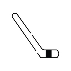 Hockey stick vector icon