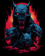 Cerberus lurked in the shadows