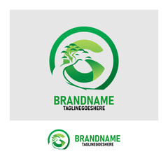 green letter G logo. Letter G illustration for company logo design and high resolution web design.