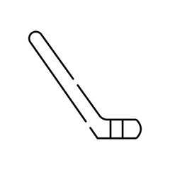 Hockey stick vector icon