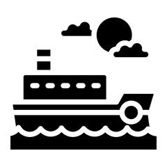 icon ship glyph