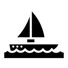 icon ship glyph