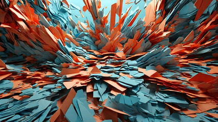 Abstract Colorful Movement