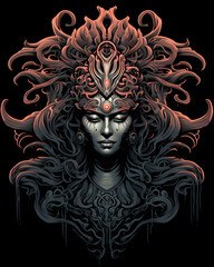 Goddesss Head lurked in the shadows