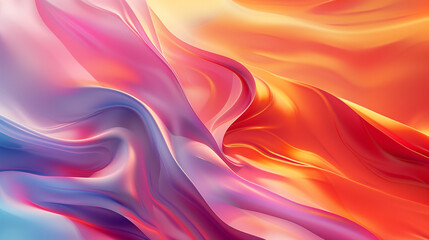 Obraz premium Multicolored background with soft waving patterns