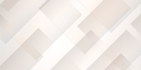Abstract elegant background white and gray squares texture. Abstract white and grey geometric overlapping square pattern abstract futuristic background technology digital concept.