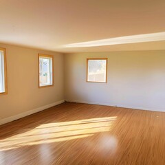 empty room with a window