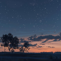 Landscape, nature and sky