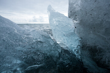 Ice formations background. Iced wallpaper. ice close up