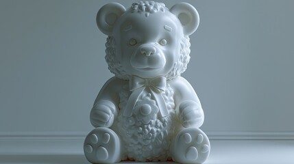 white teddy bear 