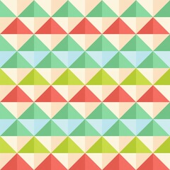 seamless square background of many  coloured triangle