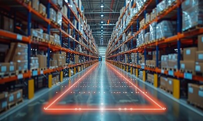 Augmented reality enhances smart warehouse management for package picking and delivery, shaping the future of supply chain and logistics.