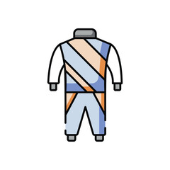 Race Suit vector icon