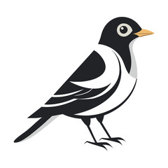 Flat Vector Illustration Silhouette Beautiful Birds collection | Bird Icon symbol Silhouette vector illustration isolated on a white background