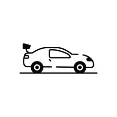 Racing Car vector icon