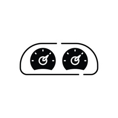 Speedometer vector icon
