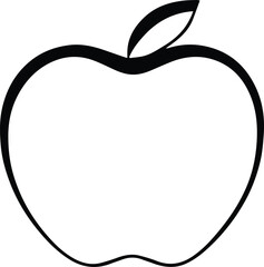 Simple Apple Logo Icon
