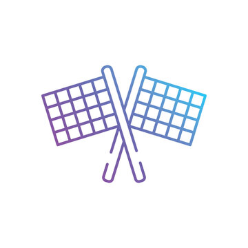 Racing Flag vector icon