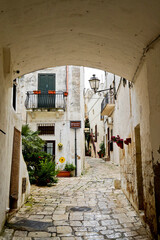 Borgo antico e Ghetto ebraico di Oria, Brindisi,Puglia. Italia