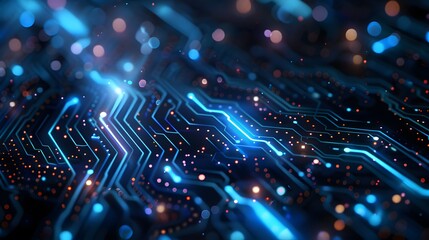 Fototapeta premium circuit board background