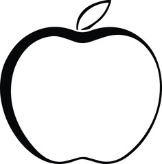 Simple Apple Logo Icon