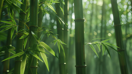 Obraz premium bamboo forest background