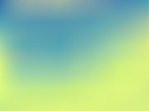 Yellow-blue blurred gradient pattern. Design for Web and Mobile Applications, social media, banner, header or sidebar graphic Vector illustration