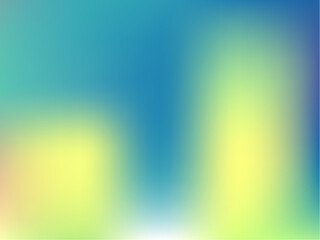 Yellow-blue blurred gradient pattern. Design for Web and Mobile Applications, social media, banner, header or sidebar graphic Vector illustration