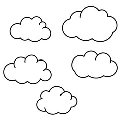 In the sky, there are a wide variety of cloud types