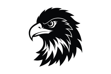 Eagles Head Silhouette Vector illustration