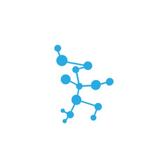 Molecule model icon 