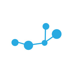 Molecule model icon 