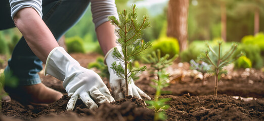 Naklejka premium Dirt to Green: The Journey of Regeneration