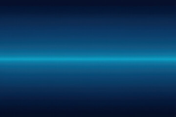 Fototapeta premium Abstract gradient background blending navy blue and cyan hues. Glowing neon line on dark backdrop. For modern digital projects, web design, stylish presentations, graphic, elegant layouts, advertising