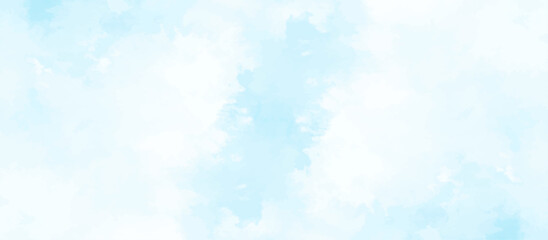 Blue sky with cloud .Beautiful blue sky with white clouds .bright cloud cover in the sun calm clear winter air background .gradient light white background.	