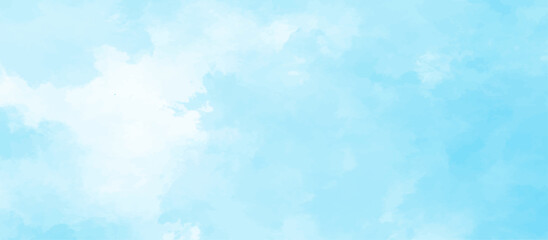 Obraz premium Blue sky with cloud .Beautiful blue sky with white clouds .bright cloud cover in the sun calm clear winter air background .gradient light white background. 